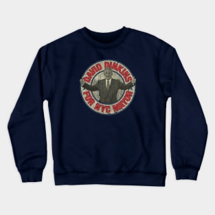 Dinkins For NYC Mayor 1989 Crewneck Sweatshirt